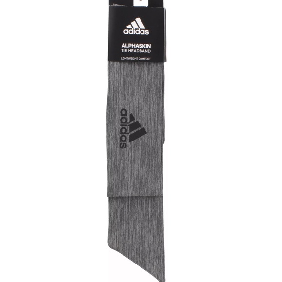 adidas Alphaskin Head Tie in Heather Grey - Picture 3 of 4